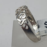 LADIES SILVER RING - Ring Size N / 7.5 US